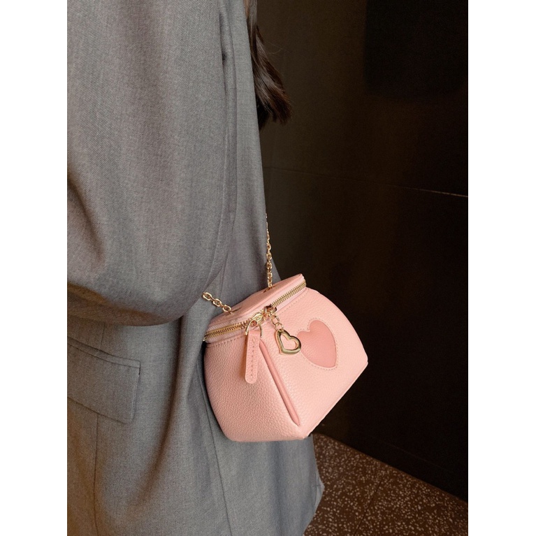 Túi Đeo Chéo Dáng Vuông Nhỏ 13X11 Thời Trang Cao Cấp Trẻ Trung