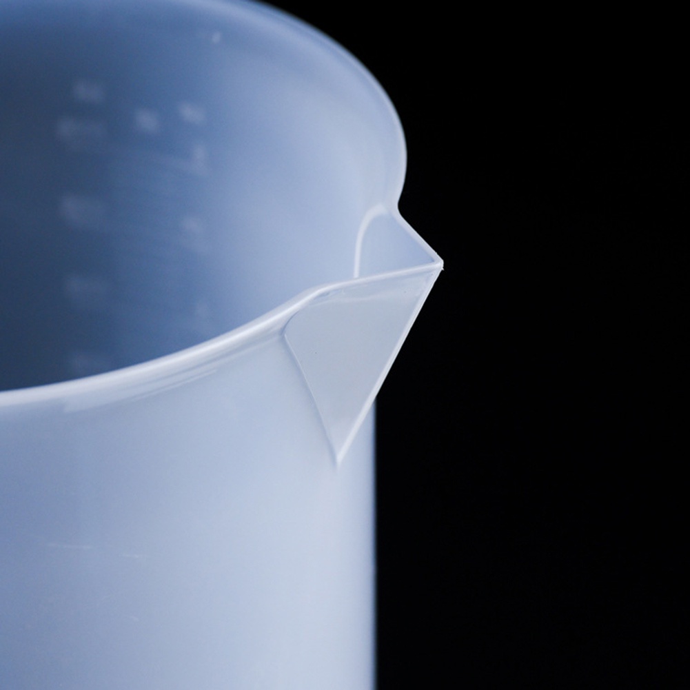 Cốc Đo Lường Dày Dặn Miệng Tròn Có Thang Đo Trong Suốt