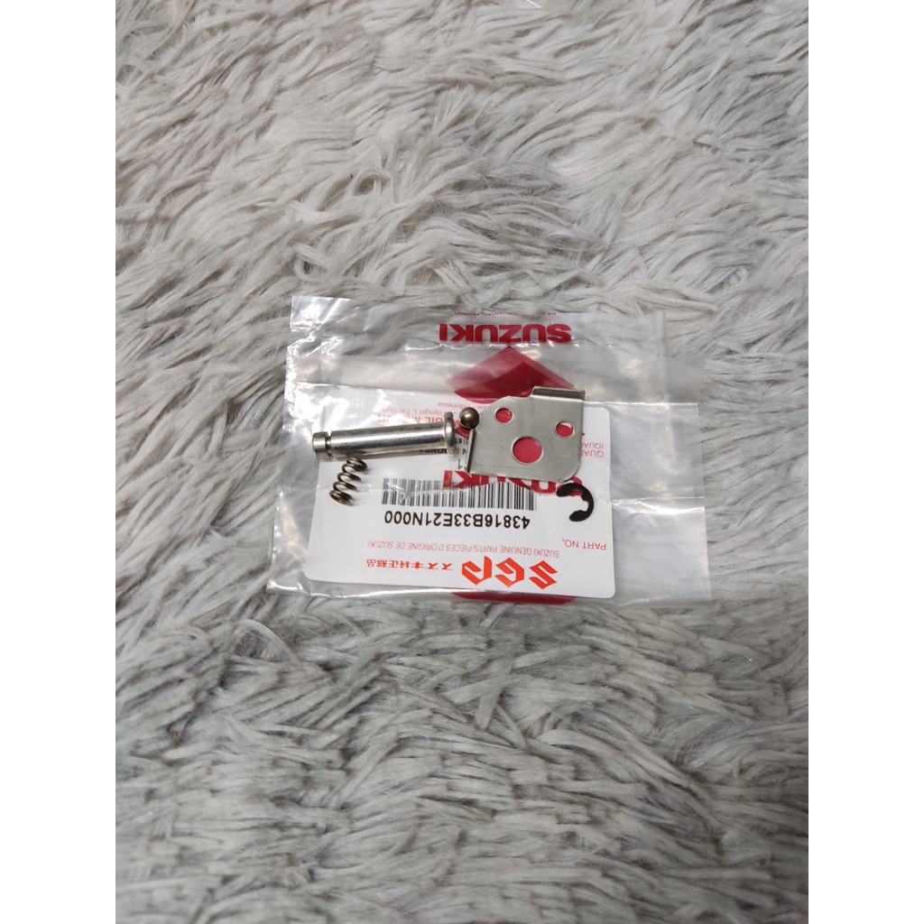 Bộ 5 Món Phe Gài, Cốt Xỏ, Lò Xo, Bi, Miếng Đệm Gác Chân Sau RAIDER FI - SATRIA FI - chính hãng SUZUKI INDONESIA