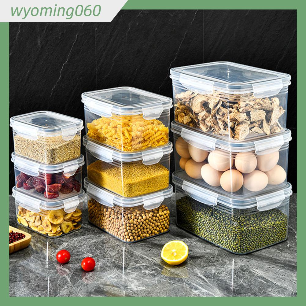 Wyoming060 Cống Rổ Lưu Trữ Hộp Trong Suốt Trái Cây Rau Củ Đựng Vật Dụng Nhà Bếp