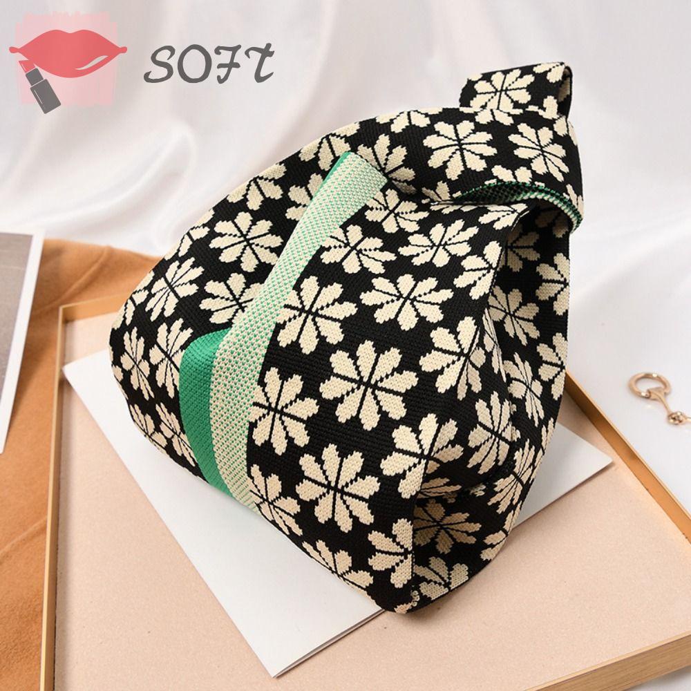 Túi Xách Đeo Vai Đan Len Thời Trang Sành Điệu Cho Nữ