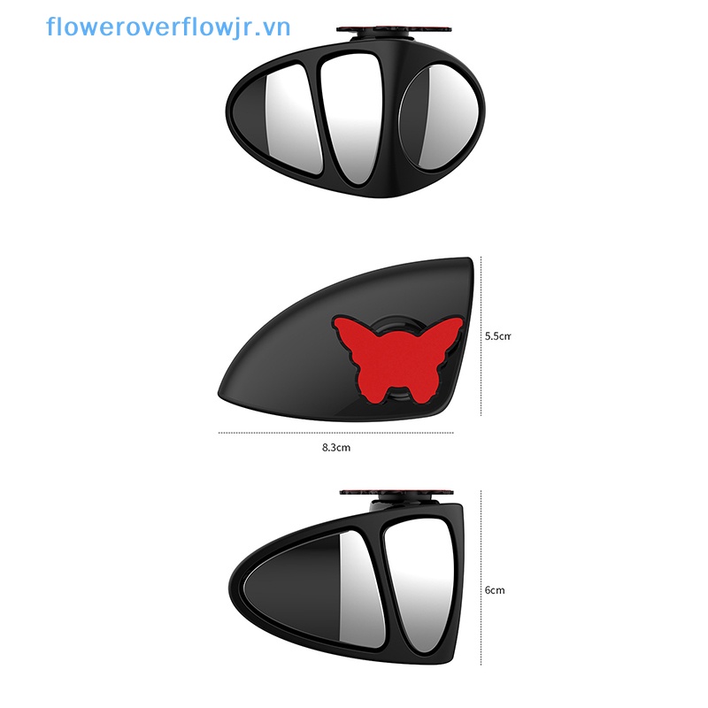 Gương Chiếu Hậu 3 Trong 1 Xoay 360 Độ Nhìn Điểm Mù Tiện Dụng Cho Xe Hơi