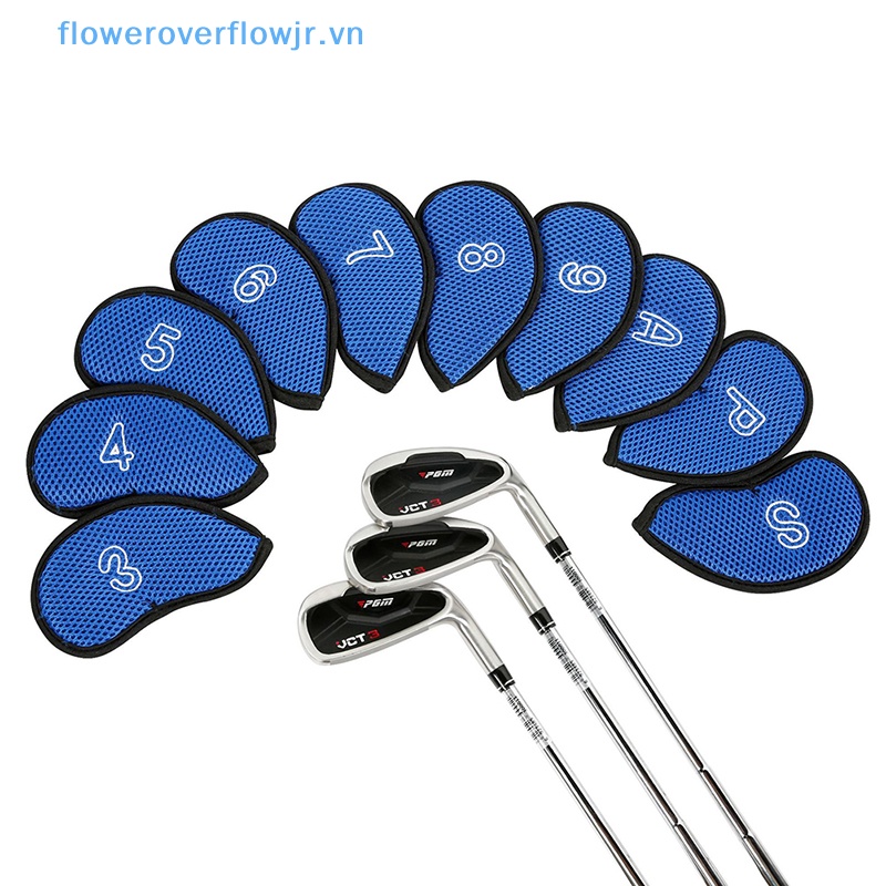 Bộ 10 Vỏ Bọc Bảo Vệ Đầu Gậy Đánh Golf Chuyên Dụng