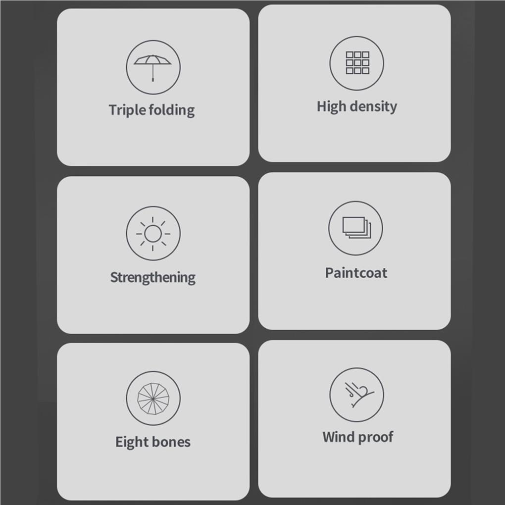 Dù Tự Động 12 Ribs Có Đèn LED Kẻ Sọc Phản Quang Ban Đêm Cho Nam Và Nữ