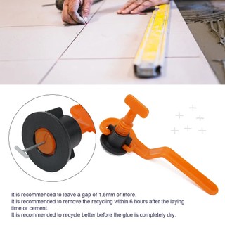 126pc/Reusable Tile Leveling System Wall Floor Tile Leveler-Spacers With Wrench