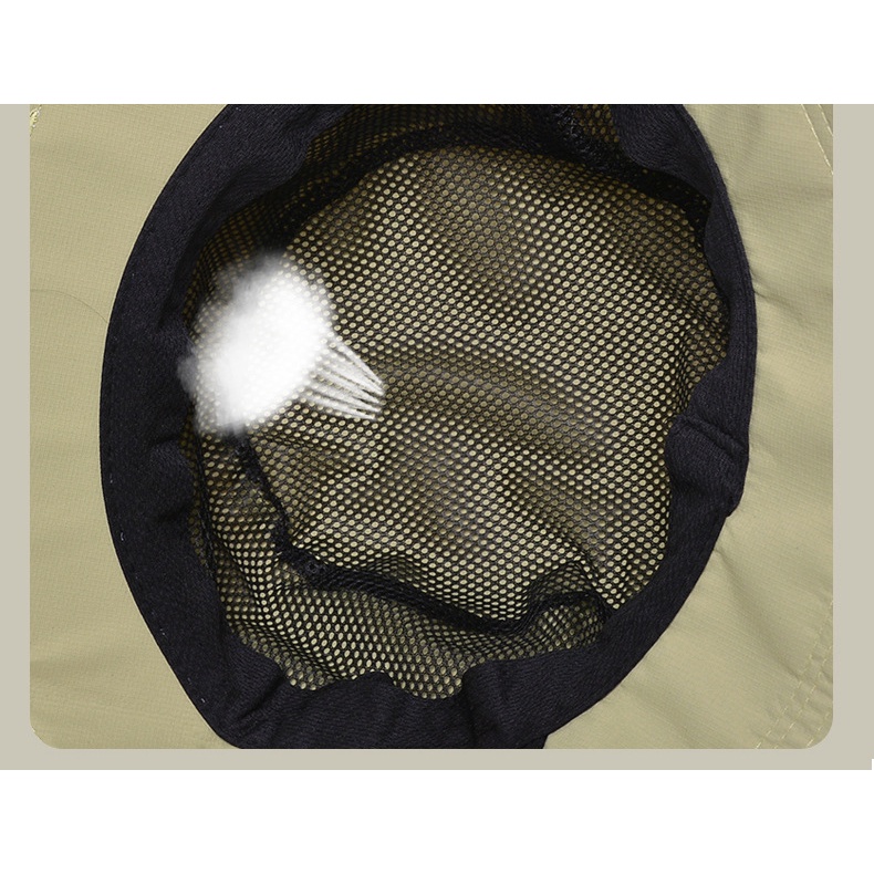 Mũ Vành Chống Nắng Chống Thấm Nước Thoáng Khí Nhanh Khô Thời Trang Mùa Hè Cho Nam Và Nữ