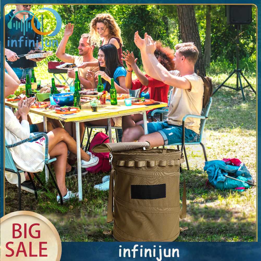 Túi Đựng Rác Chống Thấm Nước Có Thể Gấp Gọn Tiện Dụng Khi Đi Cắm Trại