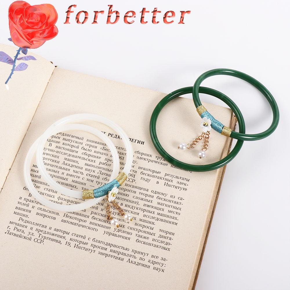 Bộ 2 Vòng Tay Họa Tiết Thổ Cẩm Phong Cách Trung Hoa Độc Đáo Thời Trang Cho Nữ