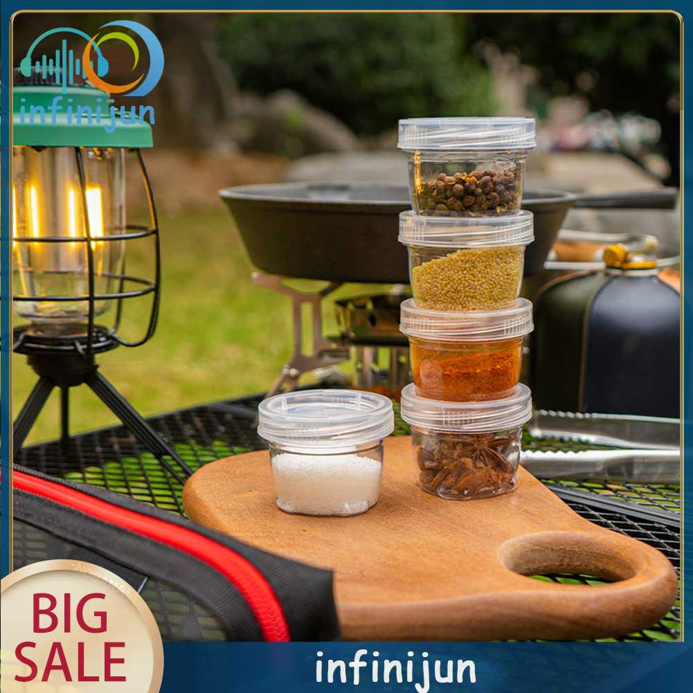 Set 5 Hộp Đựng Gia Vị 40ml Tiện Lợi Cho Các Hoạt Động Ngoài Trời