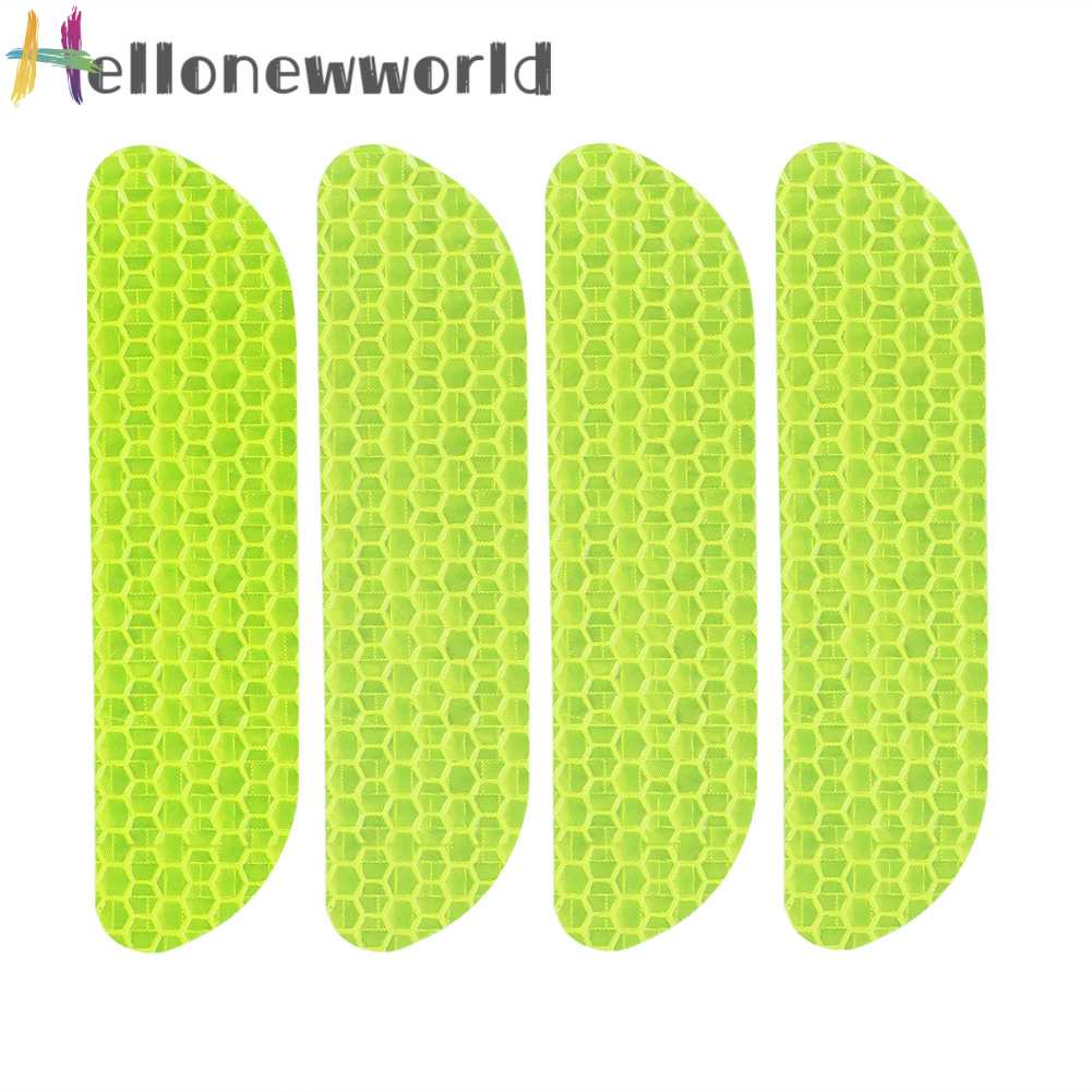 Bộ 4 Miếng Dán Phản Quang Cảnh Báo Mở Cửa Xe Hơi