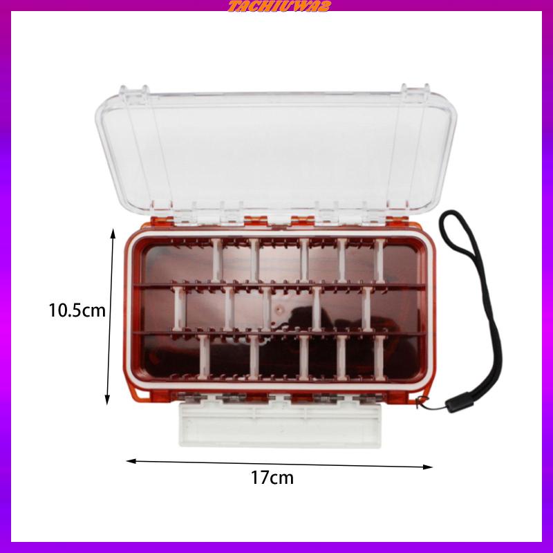 Hộp Đựng Dụng Cụ Câu Cá Trong Suốt Gọn Nhẹ Đa Năng Tachiuwa2