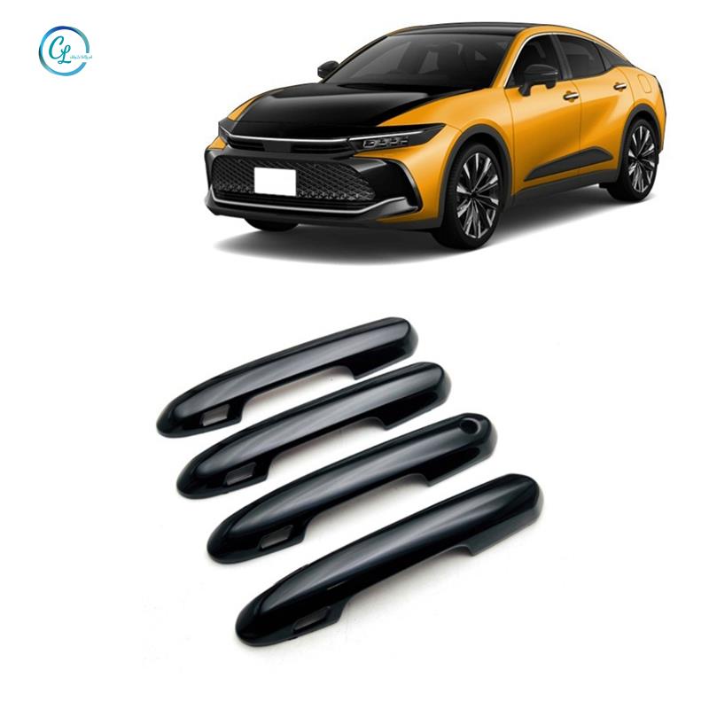 Miếng Dán Trang Trí Tay Nắm Cửa Xe Hơi Toyota Crown Crossover 2023 Màu Đen