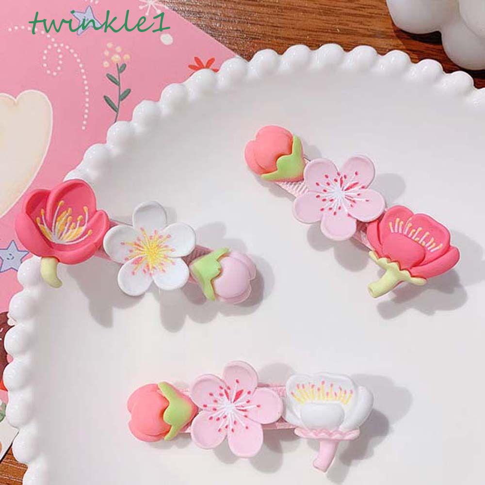 Kẹp Tóc Hình Hoa Lấp Lánh Thời Trang Hàn Quốc Cho Nữ