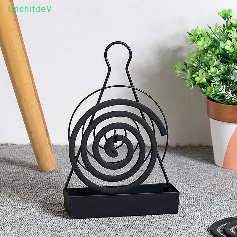 Hộp Đốt Nhang Muỗi Bằng Thiếc Di Động Tiện Dụng Cho Gia Đình / Sân Vườn