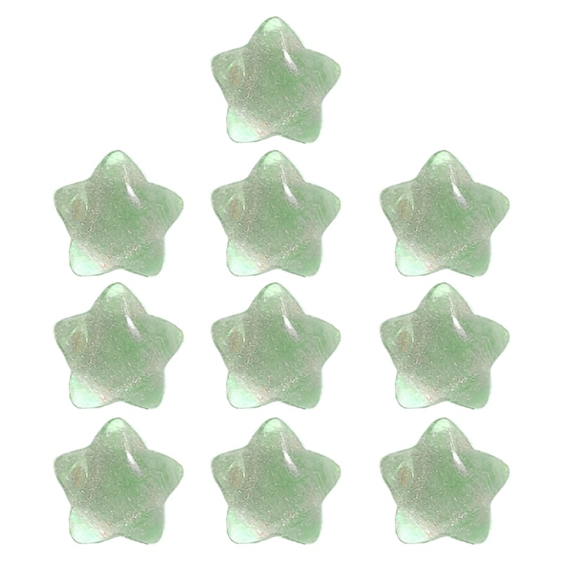 Flgo Khuyên Tai Acrylic Hình Ngôi Sao Năm Cánh Đính Hạt Lấp Lánh Dễ Thương