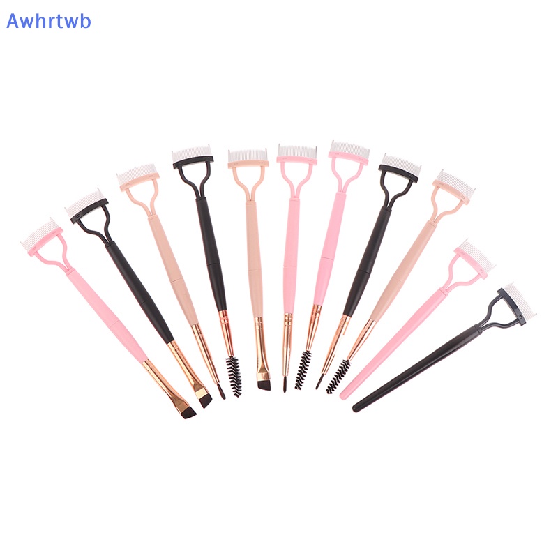 Lược Chải Lông Mày Hai Đầu Bằng Thép Có Thể Gấp Gọn Tiện Lợi