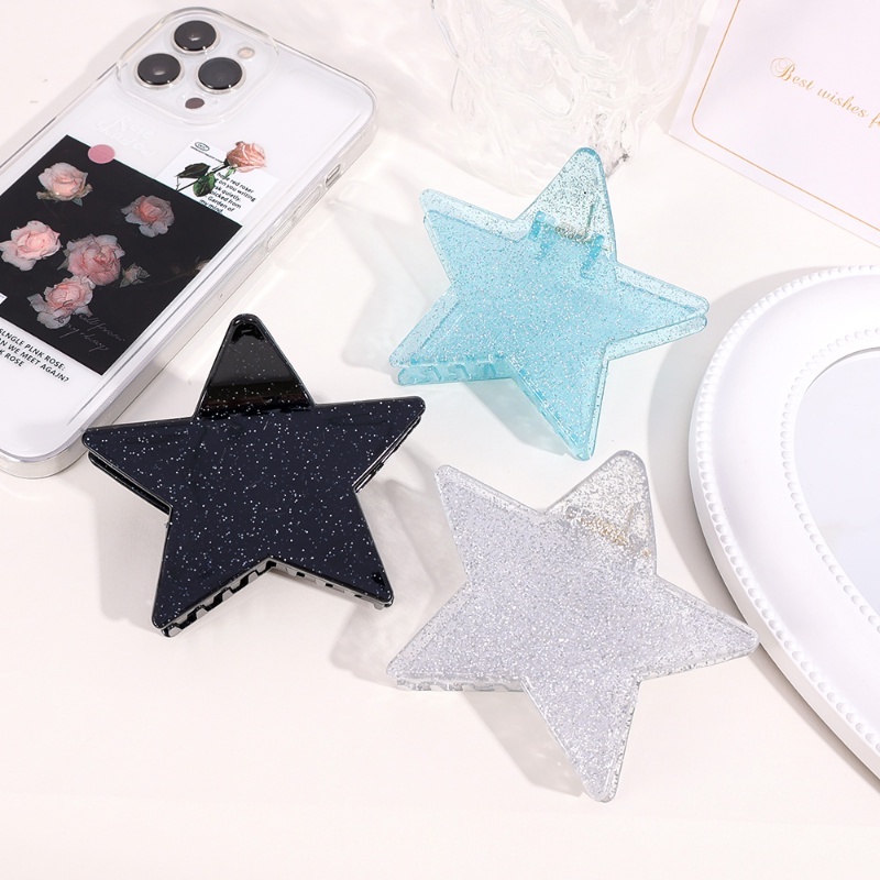 Kẹp Tóc Hình Ngôi Sao Năm Cánh Màu Kẹo Ngọt Thời Trang Hàn Quốc Cho Nữ