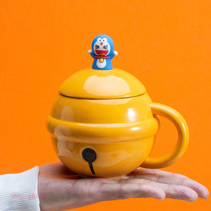 Cốc Hình Doraemon Chịu Nhiệt Độ Cao Hoàn Hảo Cho Nhà Ở / Văn Phòng Và Hàng Ngày Siêu Dễ Thương