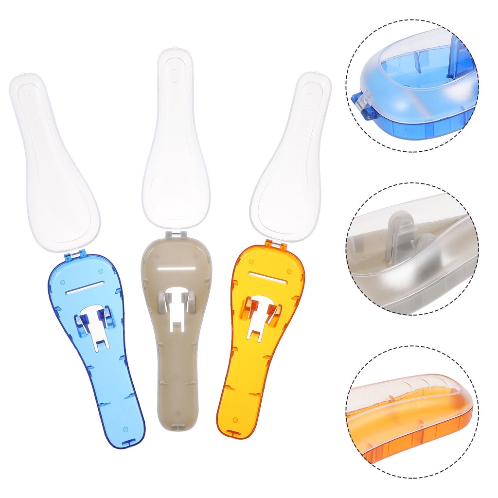 Bộ 3 Món Tông Đơ Cạo Râu Điện Kèm Hộp Đựng Tiện Dụng Mang Theo Du Lịch Cho Nam