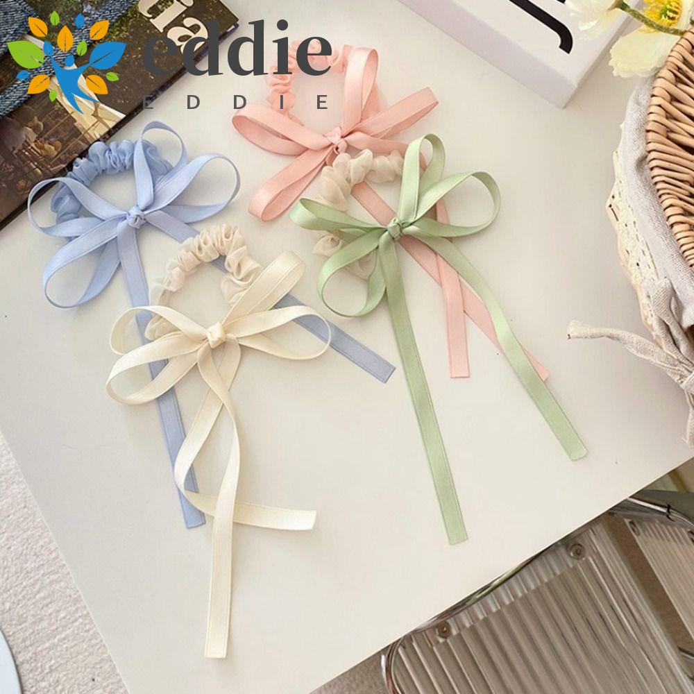 Dây Cột Tóc Co Giãn Đính Nơ Bản Lớn 26Ede Phong Cách Hàn Quốc Cho Nữ