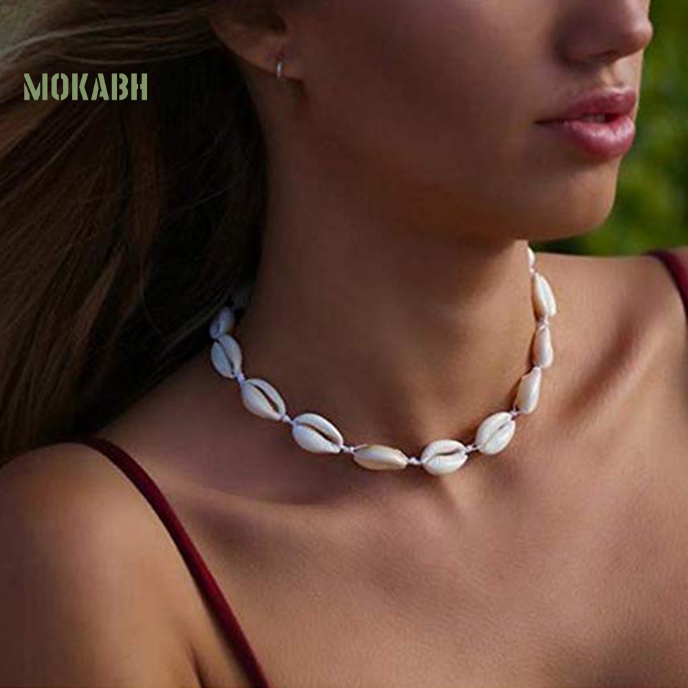 (Hot) Vòng Cổ HợP Kim ĐíNh Vỏ ỐC Xinh XắN