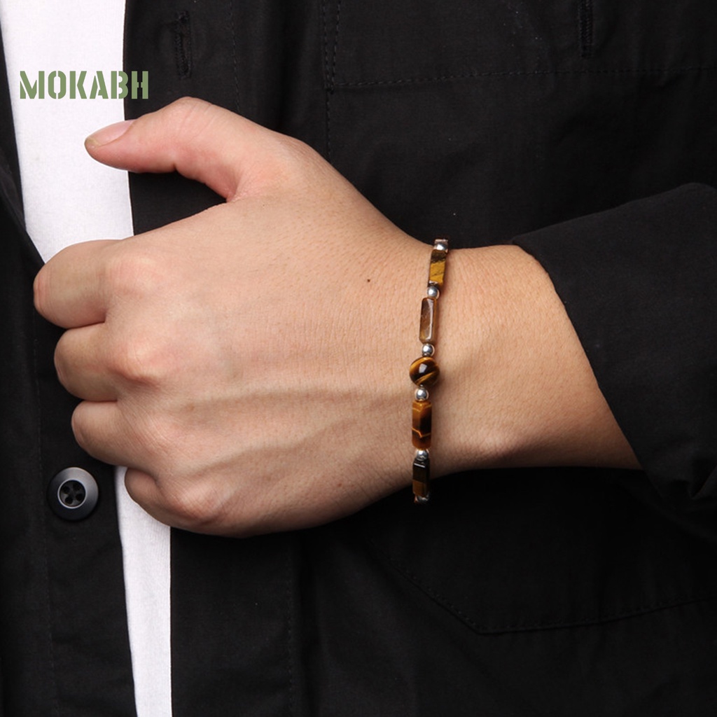 Vòng Tay Chuỗi Hạt Đá Tự Nhiên Giảm Mệt Mỏi Thời Trang Cho Nữ