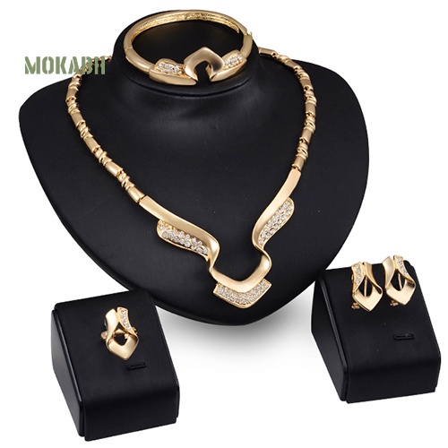 (Hot) Bộ Trang SứC HợP Kim ĐíNh Đá Sang TrọNg