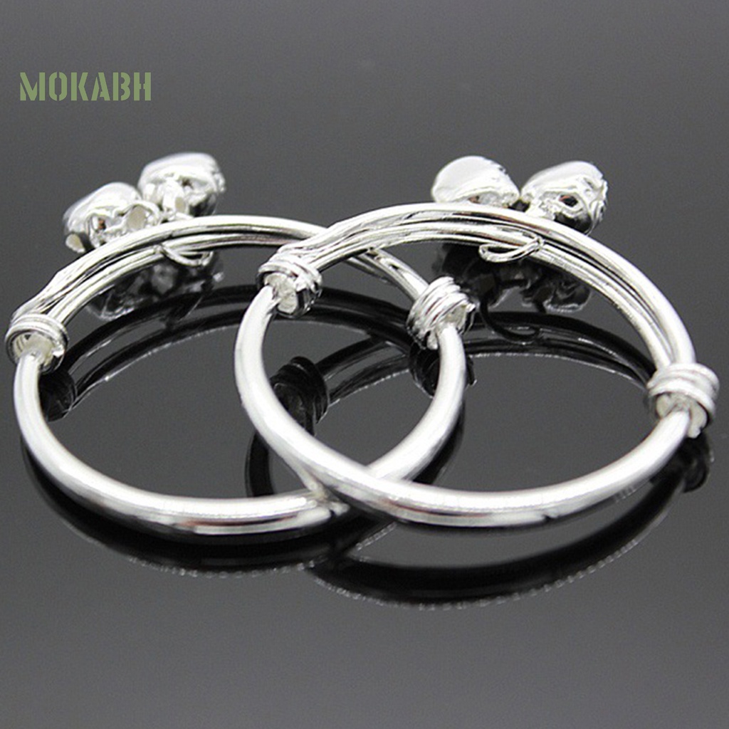 Vòng Đeo Tay Họa Tiết Dập Nổi Có Thể Điều Chỉnh Kích Cỡ Cho Bé