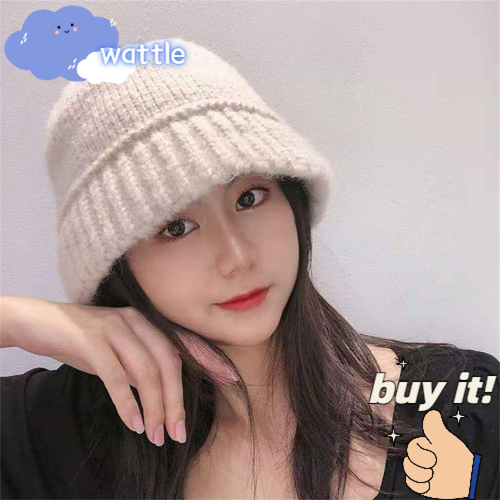 Nón Tai Bèo Đan Len Chống Nắng Giữ Ấm Thời Trang