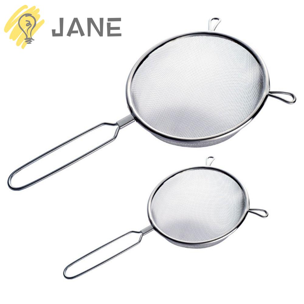 Vá Lưới Vớt Thức Ăn Bằng Thép Không Gỉ Có Tay Cầm Tiện Dụng