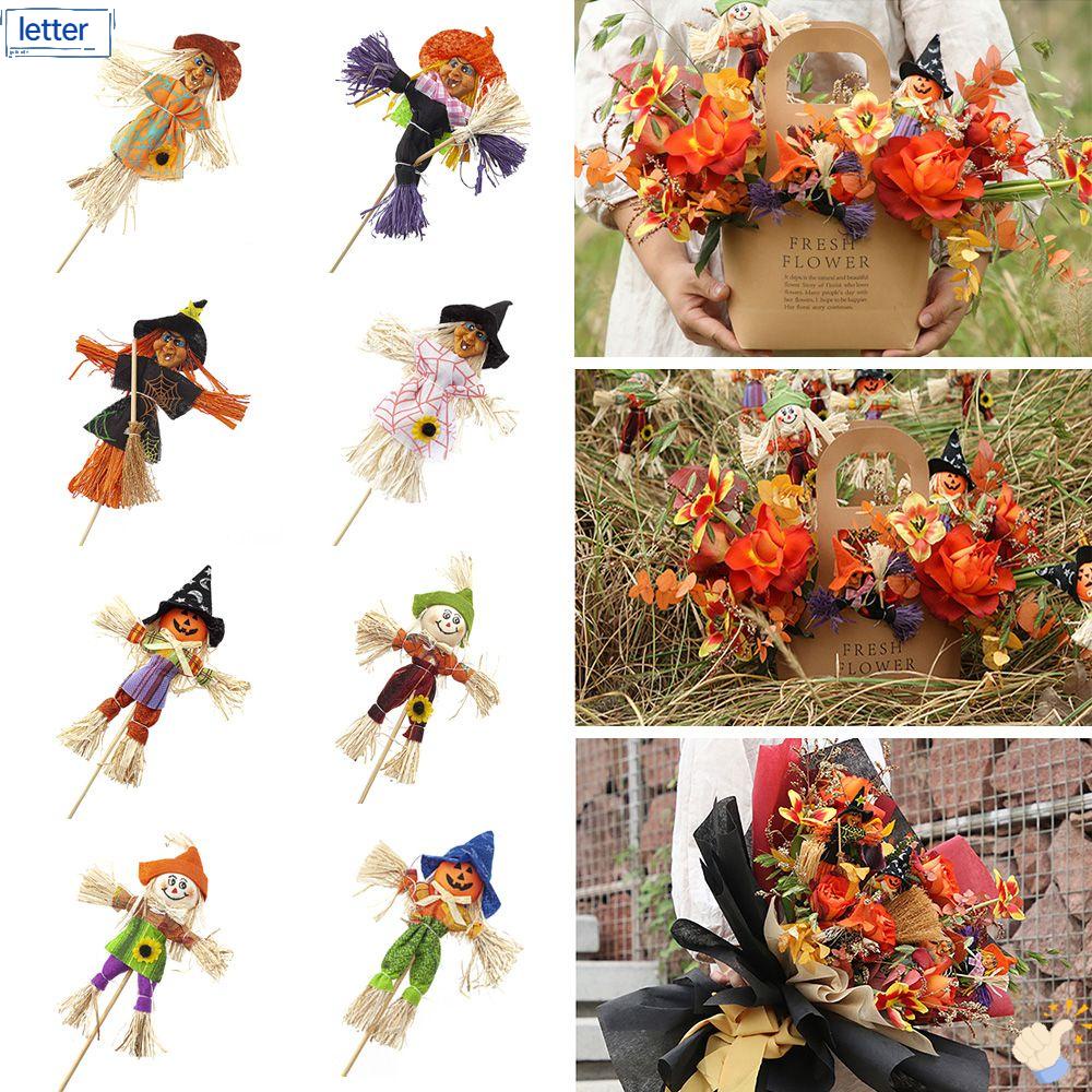 Set 6 Bù Nhìn Hoạt Hình Trang Trí Halloween