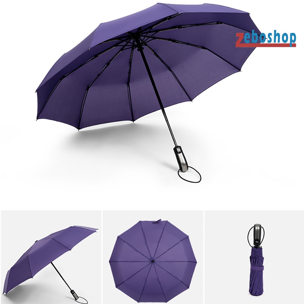 Dù Gấp Tự Động Chống Tia UV / Nước / Gió Nhỏ Gọn Tiện Dụng Cho Nam Và Nữ