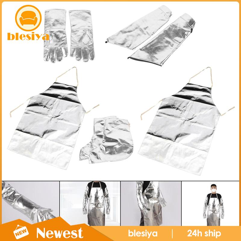 Set 2 Tạp Dề Lá Nhôm Bảo Vệ Chân Cho Phòng Thí Nghiệm / Cá