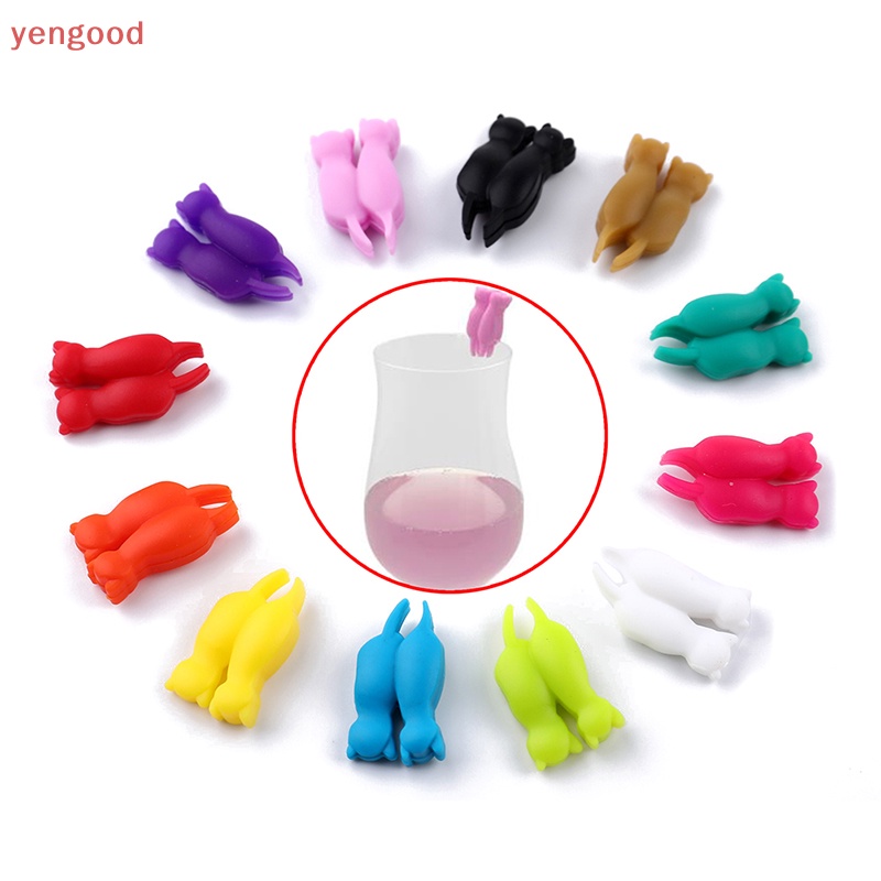 Set 6 / 8 / 12 Ly Thủy Tinh Uống Rượu Hình Mèo Dễ Thương