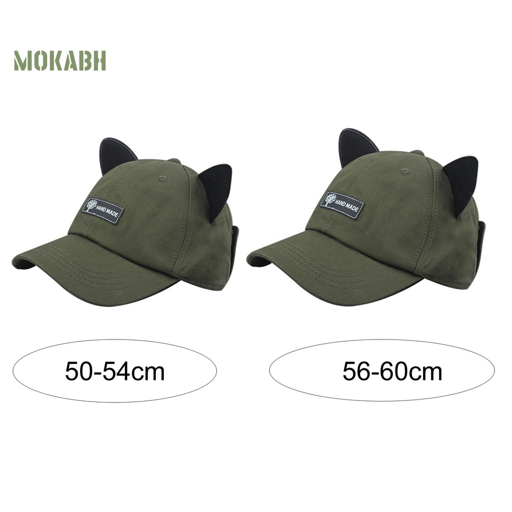 [Mok Abh] Kính Râm Kiểu Tai Mèo Trong Suốt Có Thể Giặt Lại Dùng Hóa Trang Cho Nữ