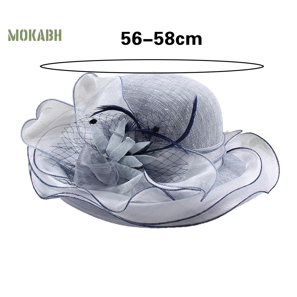 Nón Rộng Vành Chống Tia UV Thoáng Khí Siêu Nhẹ Họa Tiết Lông Vũ Thời Trang Đi Biển Mùa Hè Cho Nữ