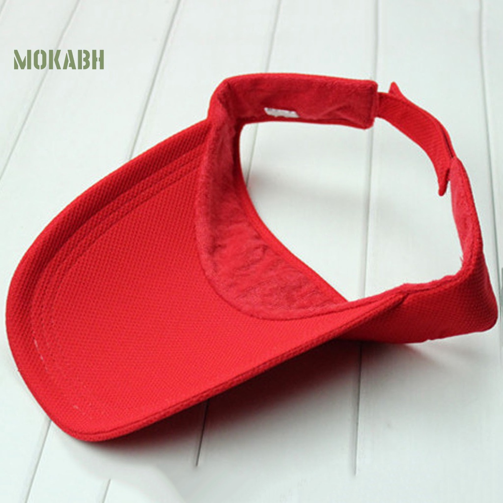 [Mok Abh] Mũ Lưỡi Trai Nửa Đầu Chống Nắng Không Chóp Thời Trang Cho Nam Và Nữ