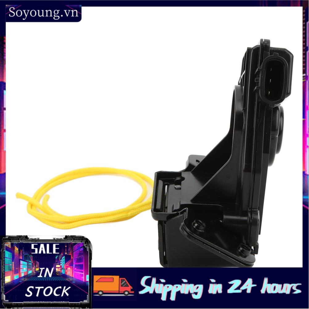 Soyoung 69350-28150 Black Iron Rear High Accuracy 69350‑28510 Trunk Lid Lock Actuator Replacement for Scion XB Wagon Base 2012‑2015