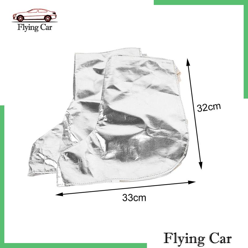 Set 2 Tạp Dề Lá Nhôm Bảo Vệ Chân Dùng Trong Phòng Thí Nghiệm / Cá