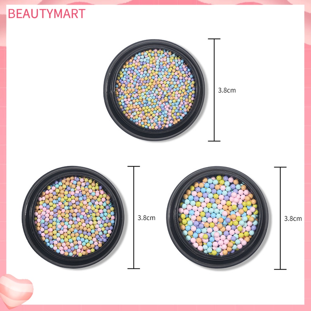 1 Hộp Hạt Hợp Kim 3D Nhiều Màu Sắc Dùng Trang Trí Móng Tay Nghệ Thuật