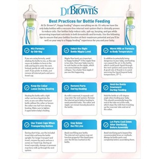 Núm ti thay thế bình sữa Dr Brown Option cổ hẹp