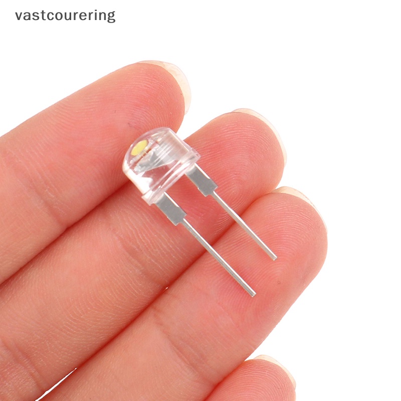 Bộ 20 Đèn LED 8mm 0.75W F8MM Ánh Sáng Trắng Chất Lượng Cao