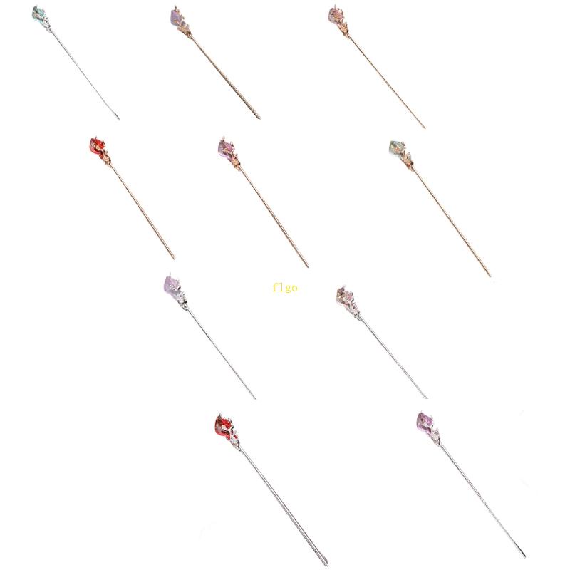 Trâm Cài Tóc Dài Bằng Kim Loại Phong Cách Trung Hoa Tinh Tế