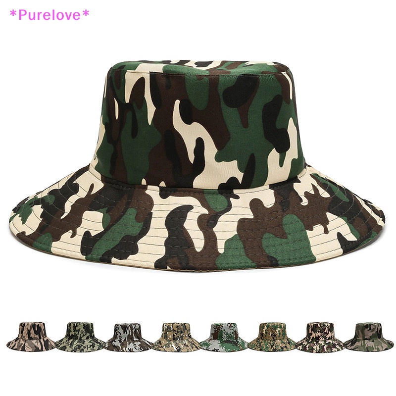 Nón Vành Rộng Họa Tiết Rằn Ri Thoáng Khí Thời Trang Mùa Hè Cho Nam Mới