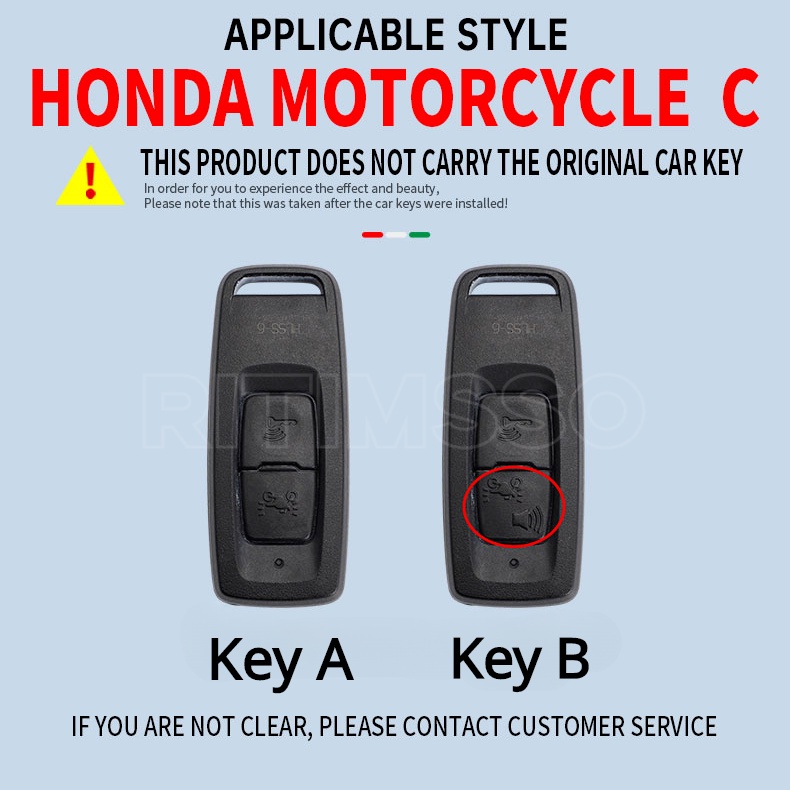 Vỏ Bọc Chìa Khóa Điều Khiển Từ Xa 3 Nút Bằng Hợp Kim Cho HONDA PCX160 VISION SH350 PCX 160 2