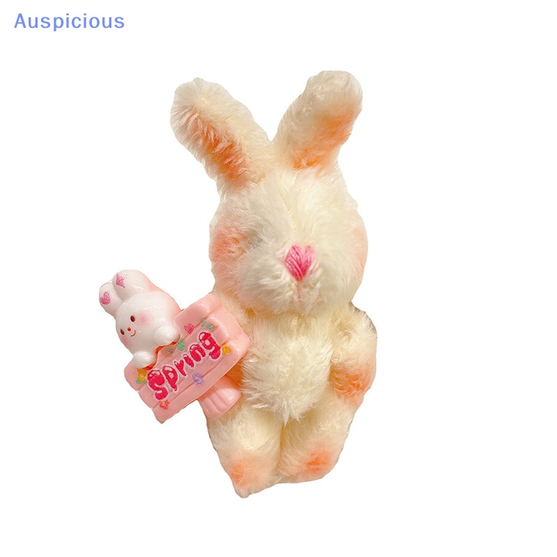 Móc Khóa Điện Thoại Hình Thỏ Nhồi Bông Đáng Yêu DIY