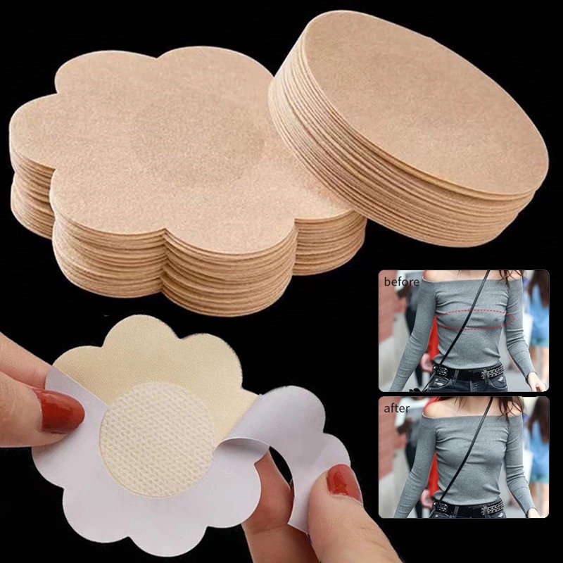 Miếng Dán Ngực Bằng Vải Không Dệt Tự Dính Thoáng Khí Thoải Mái Dùng Một Lần