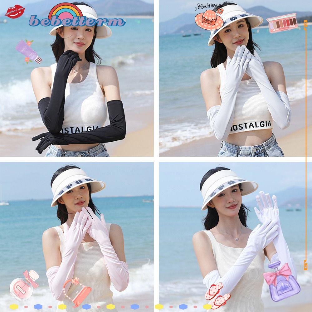 Găng Tay Hở Ngón Làm Mát Mùa Hè Thời Trang Cho Nữ