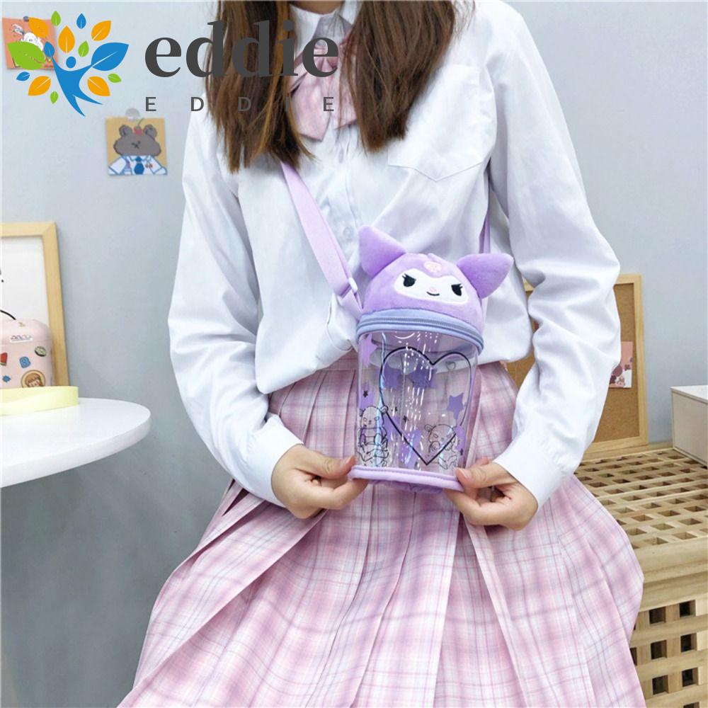 Túi Đeo Chéo Đựng Tiền Xu Bằng PVC Trong Suốt Hình Melody Nhồi Bông 26Eddie Dễ Thương