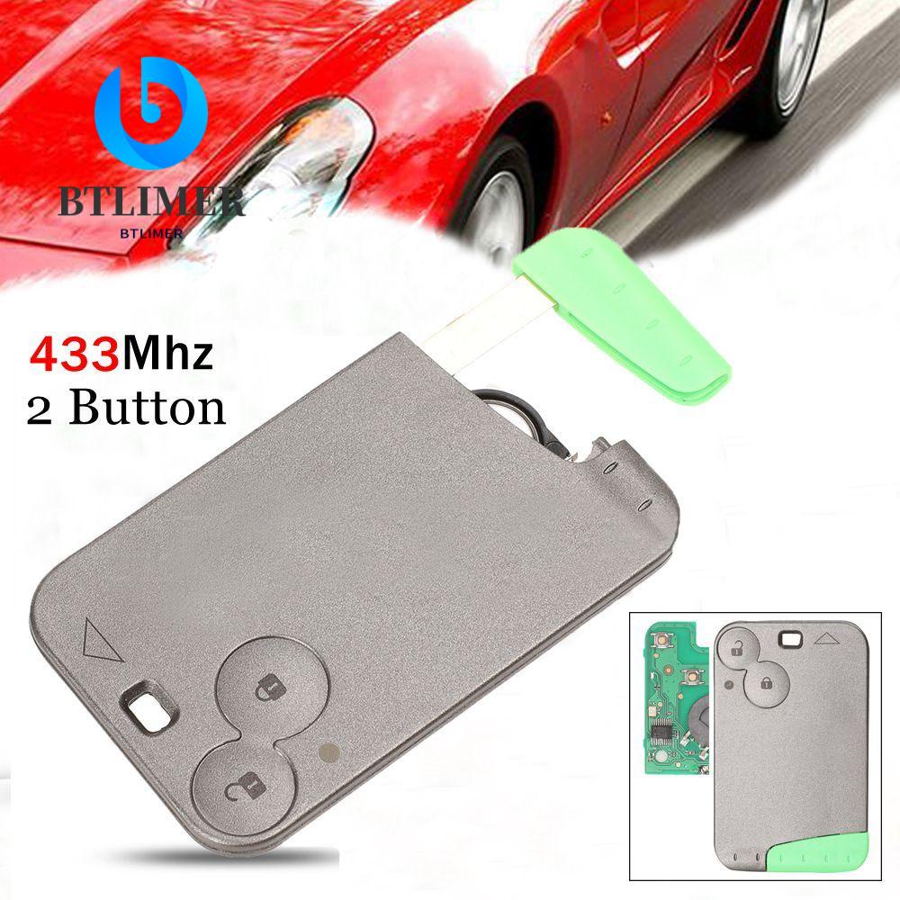 Chìa Khóa Điều Khiển Xe Hơi 433MHz Cho Renault Laguna Espace 2001-2009
